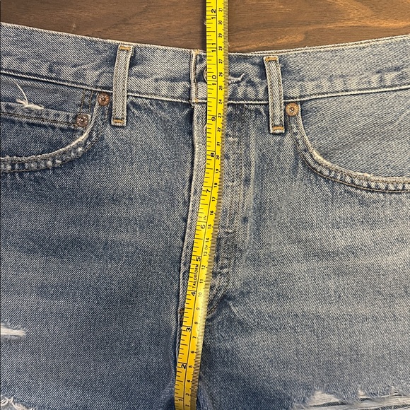 Agolde Organic Cotton Denim Shorts - Picture 11 of 13